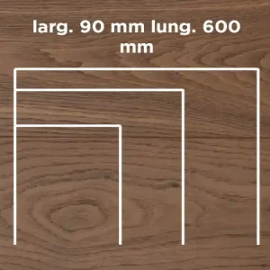 Weekendaanbieding Unikolegno - Parquet Prefinito 2 strati, essenza Rovere Thermo 175° Commerciale LOFT CLASSIC SPINA ITALIANA, finitura EVO spazzolato verniciato all‘acqua, spessore 11 mm, larg. 90 mm lung. 600 mm (strato nobile 4 mm) - PRROVSPEVKL1NS