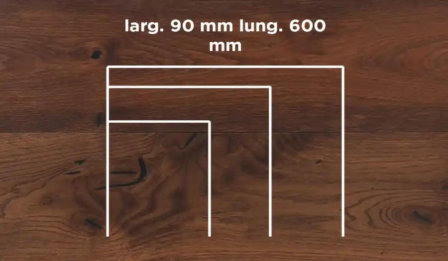 Aanbieding Unikolegno - Parquet Prefinito 2 strati, essenza Rovere Thermo 175° Rustico LOFT SPINA 30° o 45° SPINA FRANCESE, finitura Naturale spazzolato verniciato all‘acqua, spessore 15 mm, larg. 90 mm lung. 600 mm (strato nobile 4 mm) - PRROVSPNAKXDZ8