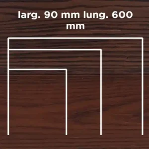 Weekendaanbieding Unikolegno - Parquet Prefinito 2 strati, essenza Rovere Thermo 185° Rustico LOFT CLASSIC SPINA ITALIANA, finitura Naturale piallato a mano spazzolato, spessore 11 mm, larg. 90 mm lung. 600 mm (strato nobile 4 mm) - PRROVPINATH213