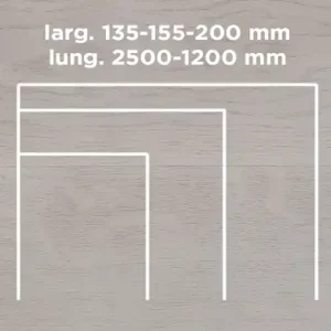 Weekendaanbieding Unikolegno - Parquet Prefinito 3 strati, essenza Rovere Rustico LARGE, finitura tinto Pomice spazzolato verniciato all‘acqua, spessore 15 mm, larg. 135-155-200 mm lung. 2500-1200 mm (strato nobile 4 mm) - PRROVSPTILOFWROSC