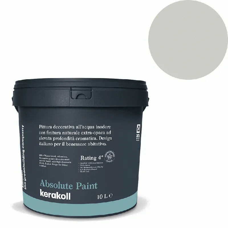 Beste Prijs Kerakoll - Pitture Kerakoll Absolute Paint, Pittura decorativa all‘Acqua colore KK 34, gruppo Verde, confezione da 10 Lt - 38234