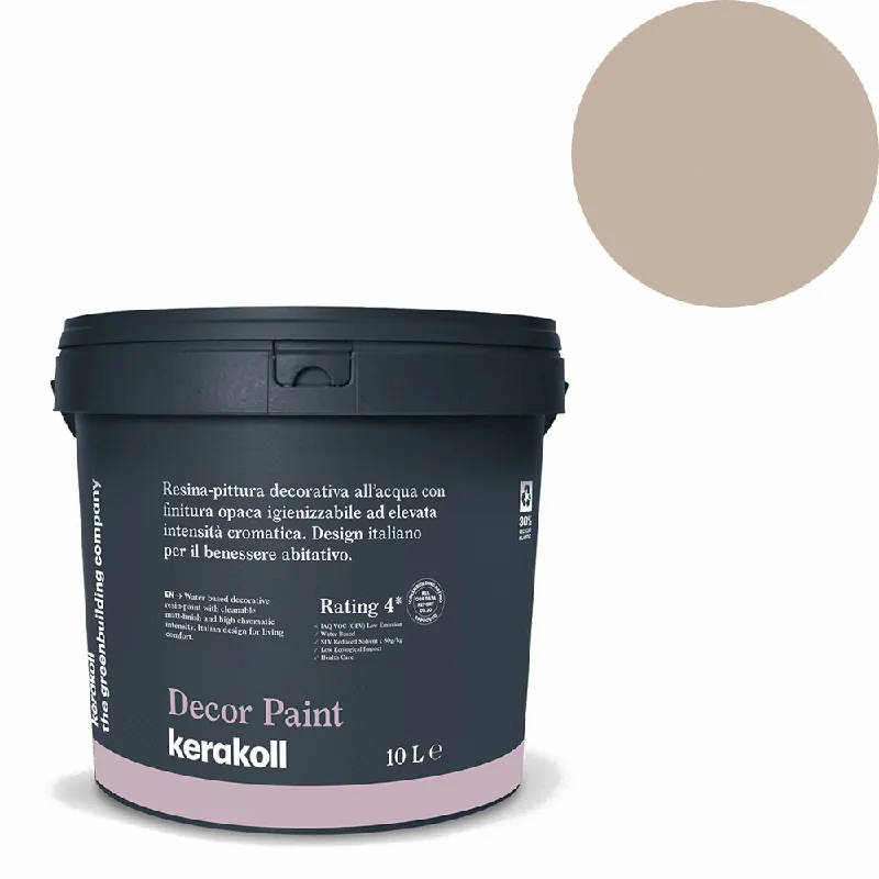 Aanbieding Kerakoll - Pitture Kerakoll Decor Paint 100 mL, Resina-pittura decorativa all’acqua colore KK 109, gruppo Beige, confezione da 1 Pc - 43909