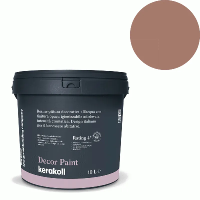 Beperkte Voorraad Kerakoll - Pitture Kerakoll Decor Paint 100 mL, Resina-pittura decorativa all’acqua colore KK 131, gruppo Rosso, confezione da 1 Pc - 43931