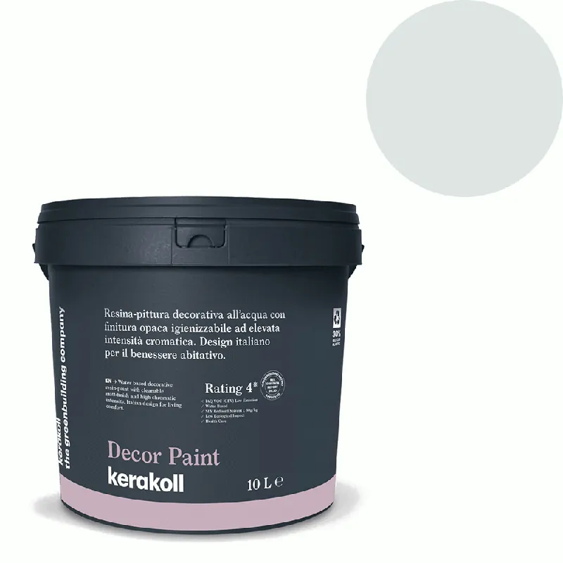 Veilige Betaling Kerakoll - Pitture Kerakoll Decor Paint 100 mL, Resina-pittura decorativa all’acqua colore KK 14, gruppo Grigio, confezione da 1 Pc - 43814