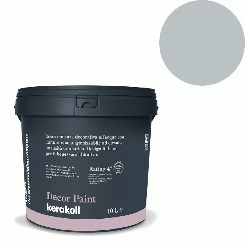Beste Prijs Kerakoll - Pitture Kerakoll Decor Paint 100 mL, Resina-pittura decorativa all’acqua colore KK 16, gruppo Grigio, confezione da 1 Pc - 43816
