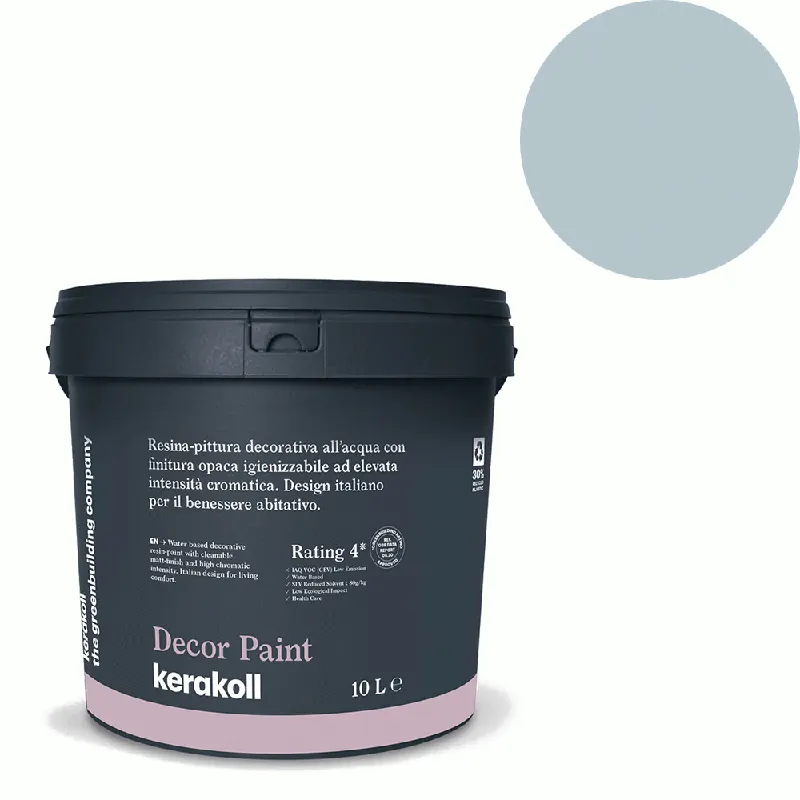 Veilige Betaling Kerakoll - Pitture Kerakoll Decor Paint 100 mL, Resina-pittura decorativa all’acqua colore KK 25, gruppo Blu, confezione da 1 Pc - 43825