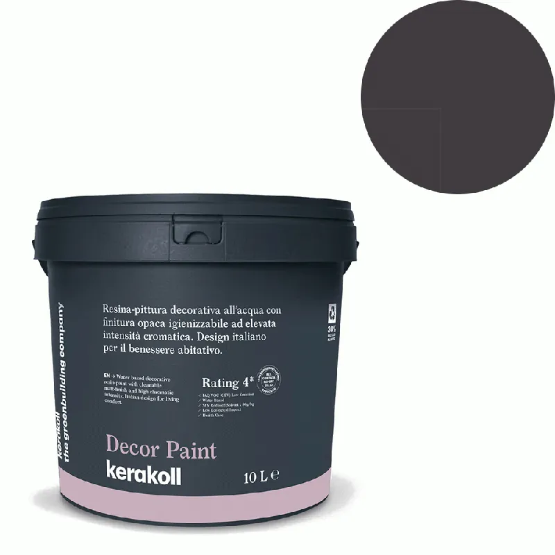 Beperkt Aanbod Kerakoll - Pitture Kerakoll Decor Paint, Resina-pittura decorativa all’acqua colore KK 124, gruppo Marrone, confezione da 1,5 Lt - 37124