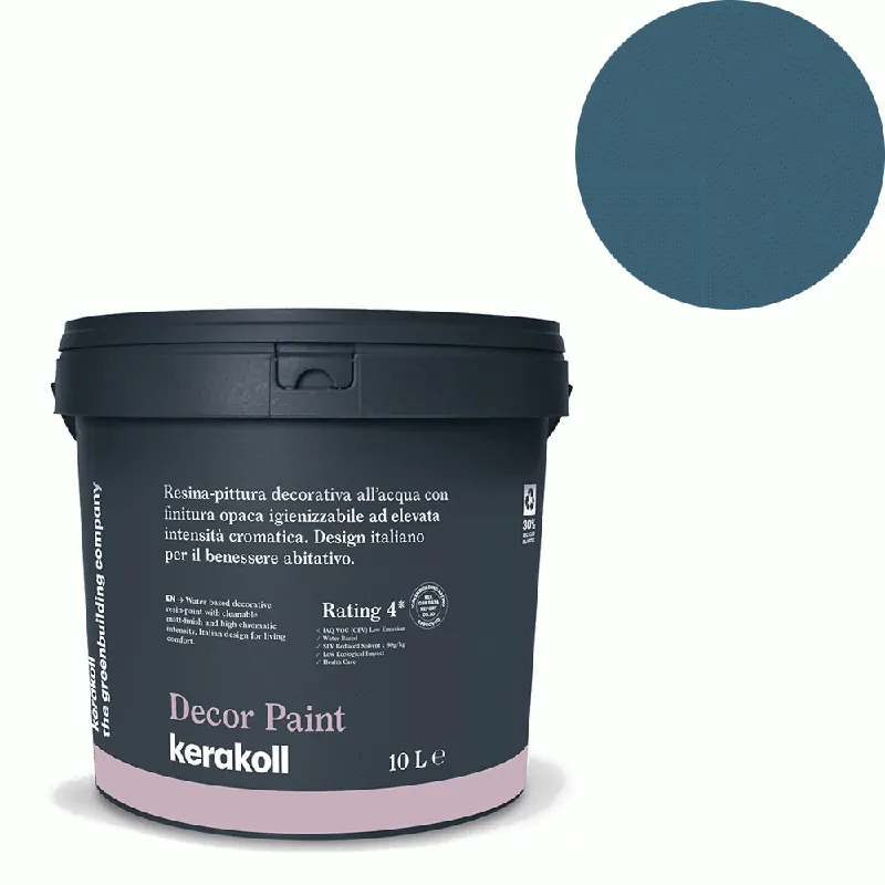Voordeelprijs Kerakoll - Pitture Kerakoll Decor Paint, Resina-pittura decorativa all’acqua colore KK 29, gruppo Blu, confezione da 1,5 Lt - 37029