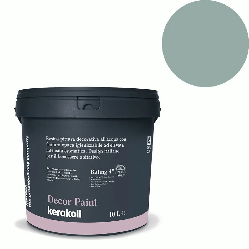 Actieprijs Kerakoll - Pitture Kerakoll Decor Paint, Resina-pittura decorativa all’acqua colore KK 36, gruppo Verde, confezione da 4 Lt - 37236
