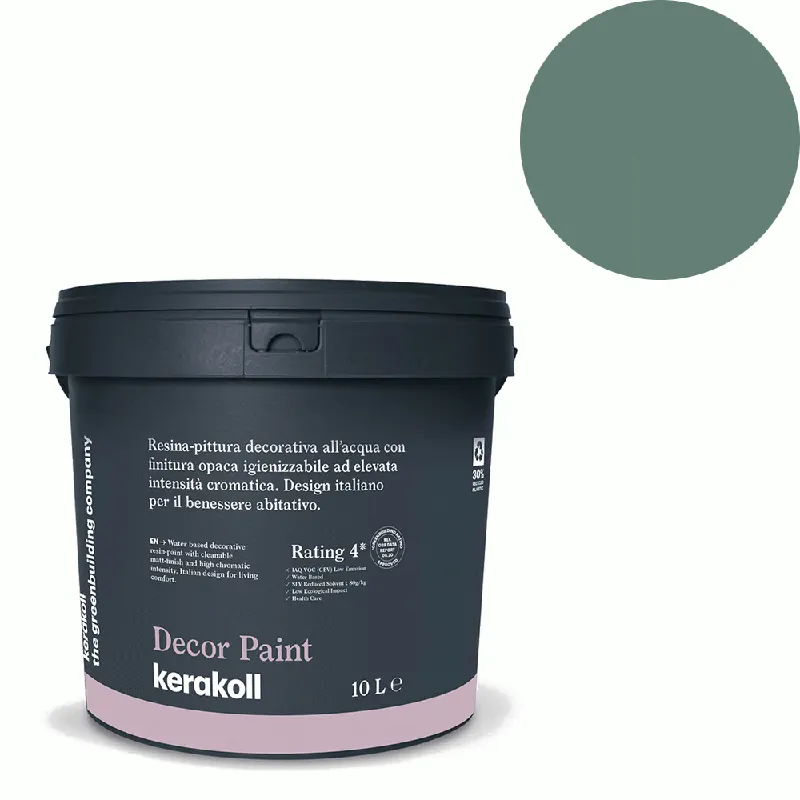 Aanbieding Kerakoll - Pitture Kerakoll Decor Paint, Resina-pittura decorativa all’acqua colore KK 50, gruppo Verde, confezione da 1,5 Lt - 37050