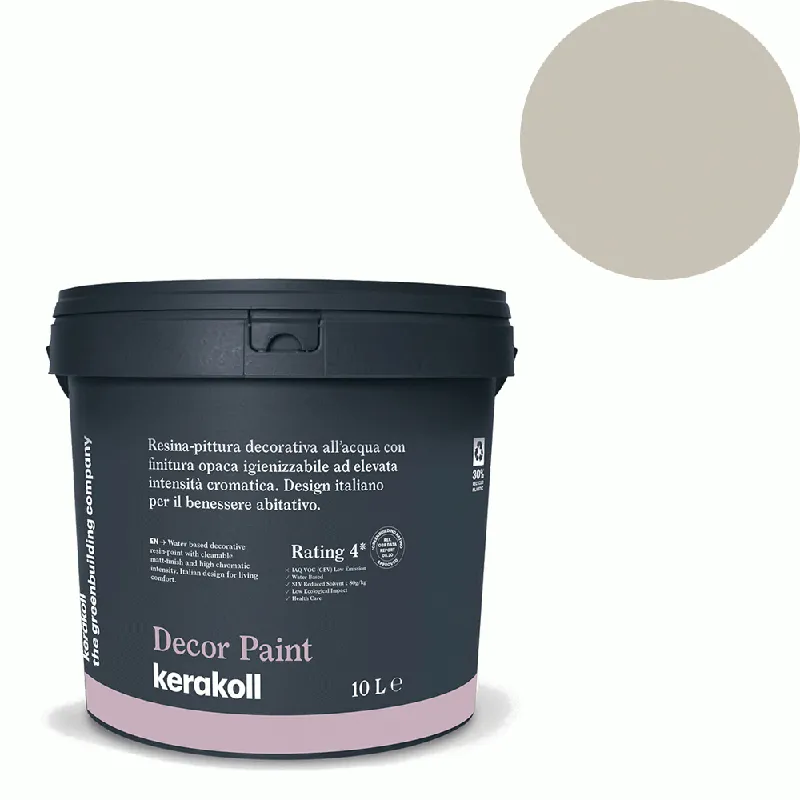 Bestel Nu Kerakoll - Pitture Kerakoll Decor Paint, Resina-pittura decorativa all’acqua colore KK 65, gruppo Beige, confezione da 1,5 Lt - 37065