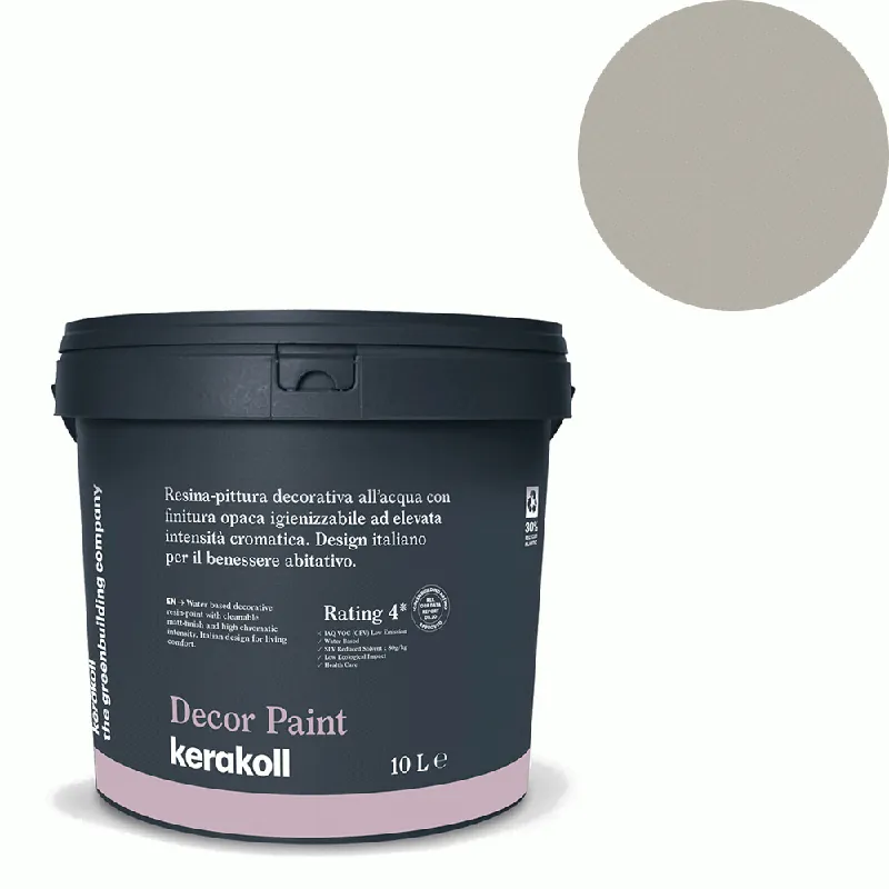 Uitverkoop Kerakoll - Pitture Kerakoll Decor Paint, Resina-pittura decorativa all’acqua colore KK 66, gruppo Beige, confezione da 4 Lt - 37266