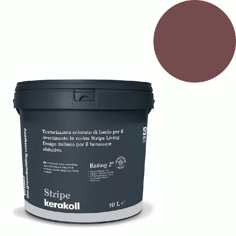 Voordeelprijs Kerakoll - Pitture Kerakoll Stripe Living, Rivestimento in resina all’acqua colore KK 123, gruppo Viola, confezione da 5 Mq - 43323