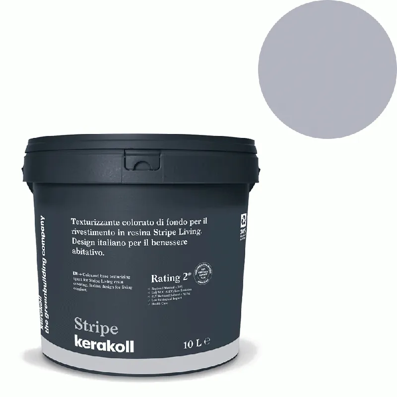Beperkt Aanbod Kerakoll - Pitture Kerakoll Stripe Living, Rivestimento in resina all’acqua colore KK 145, gruppo Viola, confezione da 5 Mq - 43345