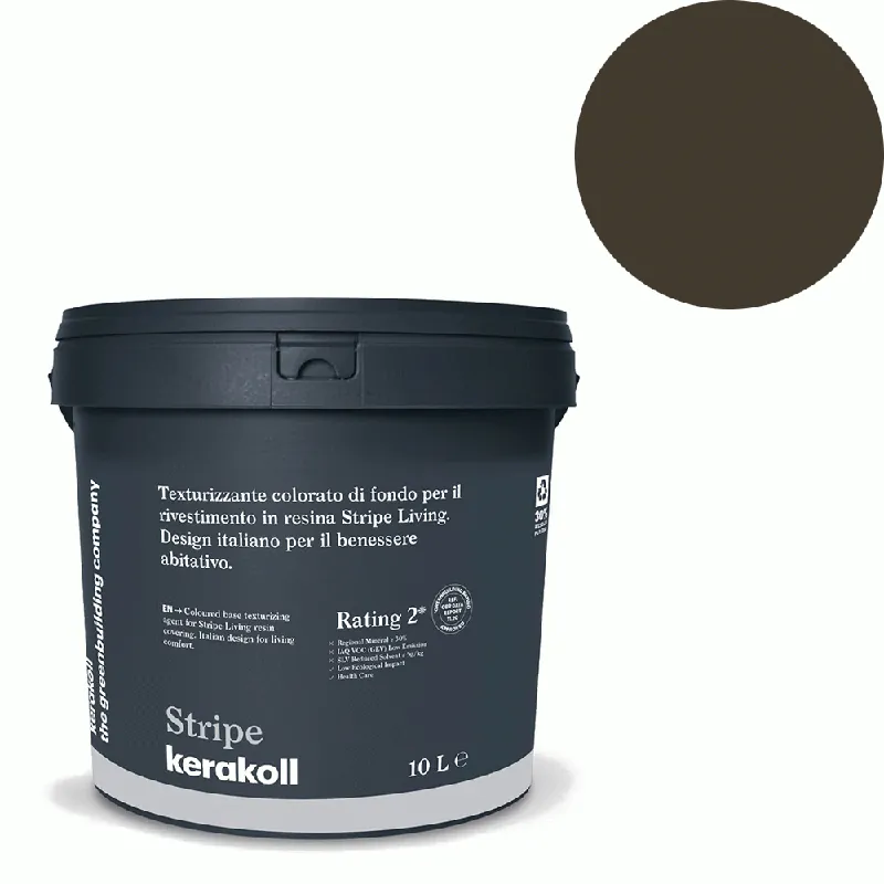 Aanbieding Kerakoll - Pitture Kerakoll Stripe Living, Rivestimento in resina all’acqua colore KK 94, gruppo Marrone, confezione da 5 Mq - 43294