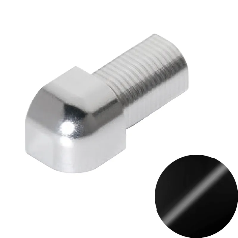 Veilige Betaling Profilitec - ROUNDCAPSULE RJC - H 4,5 mm, Capsula in Alluminio Finitura Verniciato Nero, Linea Rivestimenti, Set da 2 Pz - RJC45A51SET2