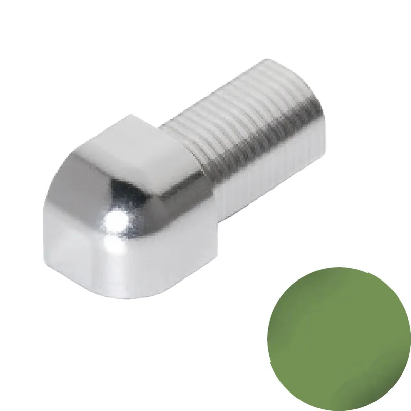 Seizoensaanbieding Profilitec - ROUNDCAPSULE RJC - H 6 mm, Capsula in Alluminio Finitura Anodizzato Titanio, Linea Rivestimenti, Set da 2 Pz - RJC60ATSET2