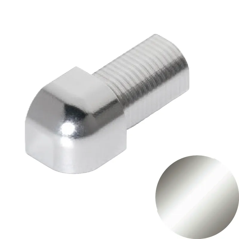 Actieprijs Profilitec - ROUNDCAPSULE RJC - H 8 mm, Capsula in Acciaio Finitura Inox Lucido AISI 304, Linea Gradini-Rivestimenti, Set da 2 Pz - RJC80ILSET2