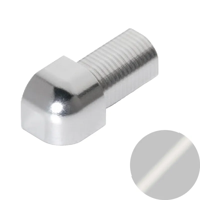 Goedkoop Profilitec - ROUNDCAPSULE RJC - H 8 mm, Capsula in Alluminio Finitura Verniciato Grigio Chiaro, Linea Rivestimenti, Set da 2 Pz - RJC80A21SET2