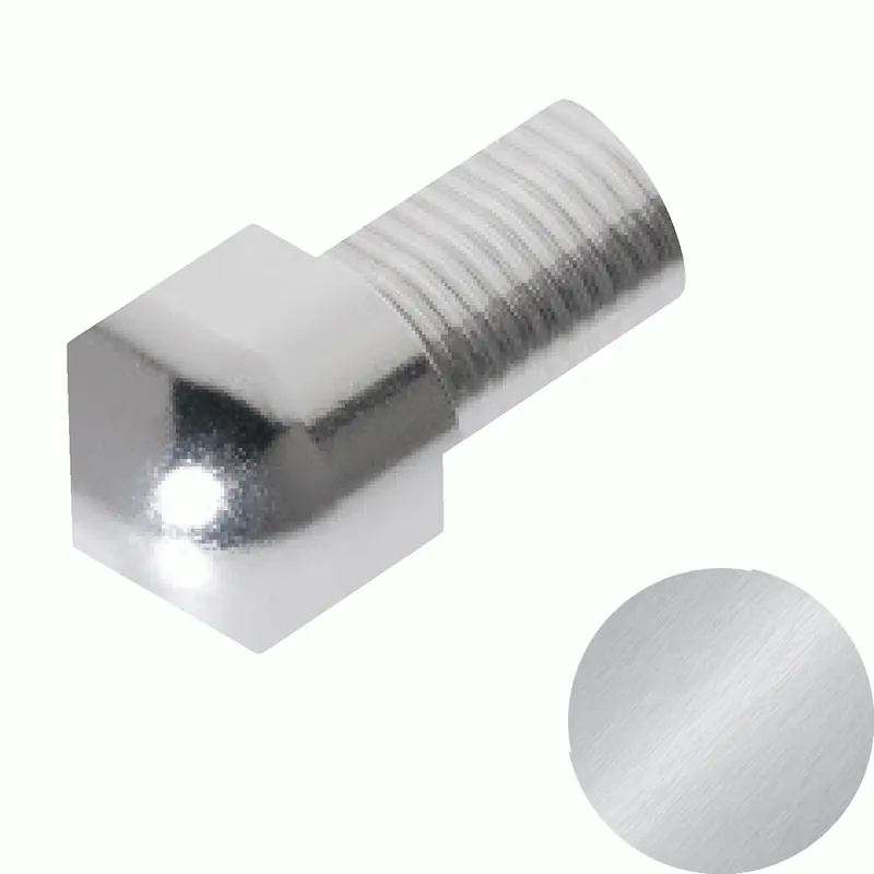 Bestseller Profilitec - ROUNDCAPSULE RJI - H 6 mm, Capsula in Acciaio Finitura Inox Spazzolato AISI 304, Linea Gradini-Rivestimenti, Set da 2 Pz - RJI60ISSET2