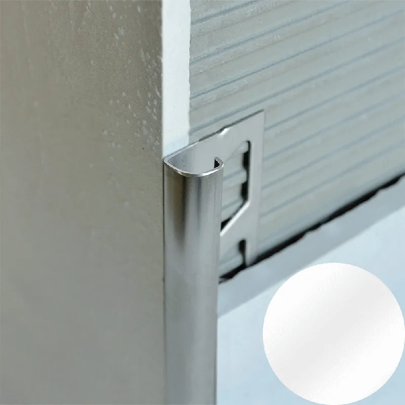Direct Beschikbaar Profilitec - ROUNDJOLLY RJ - H 12,5 mm, L 2700 mm in Alluminio Finitura Verniciato Bianco Puro, Linea Rivestimenti - RJ125AM11270