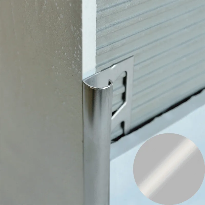 Alleen Vandaag Profilitec - ROUNDJOLLY RJ - H 4,5 mm, L 2700 mm in Alluminio Finitura Verniciato Grigio Pastello, Linea Rivestimenti - RJ45A22270