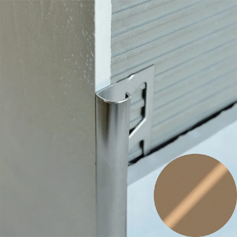 Actieprijs Profilitec - ROUNDJOLLY RJ - H 6 mm, L 2700 mm in Alluminio Finitura Verniciato Beige Scuro, Linea Rivestimenti - RJ60A32270