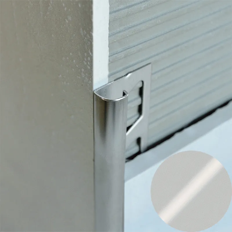 Hoge Kwaliteit Profilitec - ROUNDJOLLY RJ - H 6 mm, L 2700 mm in Alluminio Finitura Verniciato Grigio Chiaro, Linea Rivestimenti - RJ60A21270
