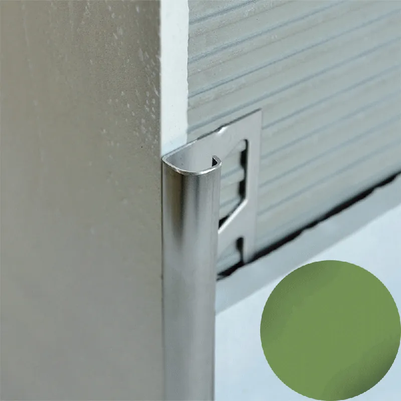 Gratis Retour Profilitec - ROUNDJOLLY RJ - H 8 mm, L 2700 mm in Alluminio Finitura Anodizzato Titanio, Linea Rivestimenti - RJ80AT270