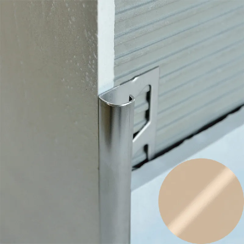 Veilige Betaling Profilitec - ROUNDJOLLY RJ - H 8 mm, L 2700 mm in Alluminio Finitura Verniciato Kaki Goffrato, Linea Rivestimenti - RJ80A34270