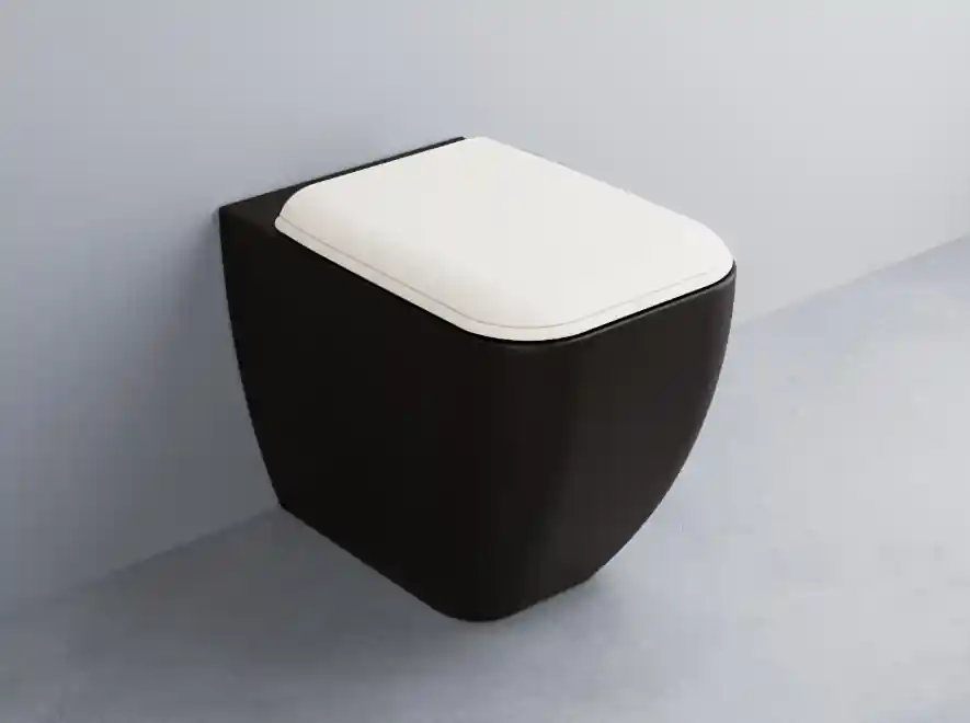 Aanbieding Ceramica Cielo - Shui Comfort - Vaso Traslato Senza Brida a Terra in Ceramica, Misura 38X55 cm, Altezza 44 cm, Color Lavagna - SHCOVAKTRLAVAGNA