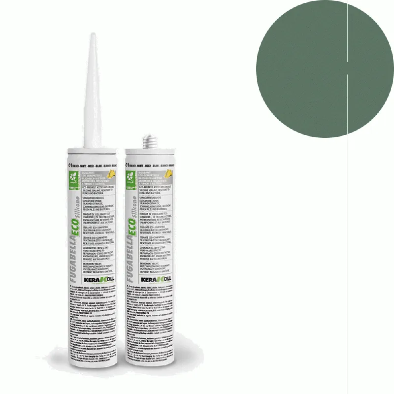 Alleen Vandaag Kerakoll - Siliconi Kerakoll Fugabella Eco Silicone, Sigillante Organico siliconico acetico, colore 51 - Silver, Scat. pz. da 6x310 mL - 50174