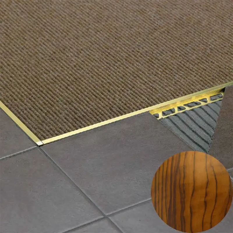 Beste Prijs Profilitec - SQUAREJOLLY SJ - H 12,5 mm, L 2700 mm in Alluminio Finitura Effetto Legno Teak, Linea Rivestimenti - SJ125ATTK270