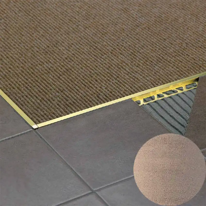 Profilitec - SQUAREJOLLY SJ - H 9 mm, L 2700 mm in Alluminio Finitura Anodizzato Brillantato Champagne, Linea Rivestimenti - SJ90ACXB270 Merkproduct