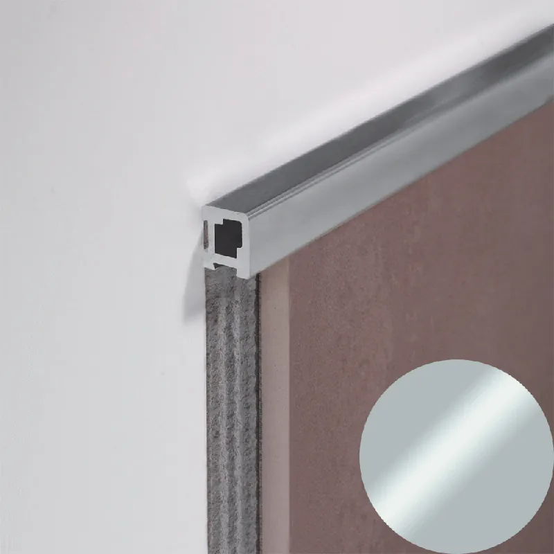 Hoge Kwaliteit Profilitec - SQUAREJOLLY SJQ - H 8 mm, L 2700 mm in Alluminio Finitura Anodizzato Argento, Linea Rivestimenti - SJQ80AS270