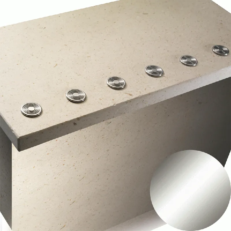 Profilitec - STAIRTEC SWR - 25 mm in Acciaio Finitura Inox Lucido, Linea Gradini - SWR25IL Must-Have