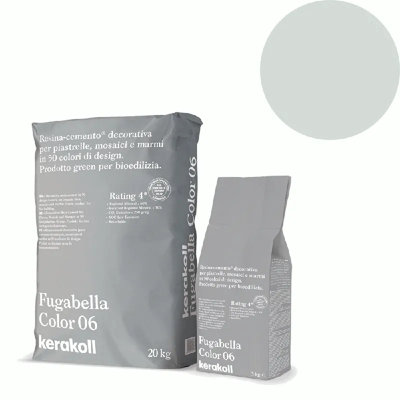 Tijdelijk Beschikbaar Kerakoll - Stucchi Kerakoll Fugabella Color, Resina-Cemento decorativa per la stuccatura di piastrelle, colore 15, Sacchi da 4x3 Kg - 36915