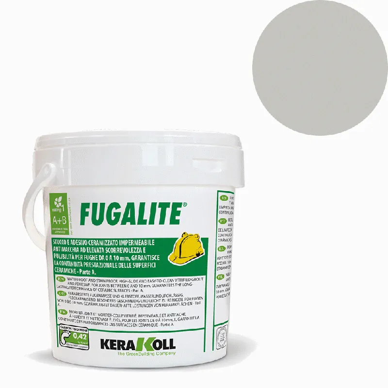 Tijdelijk Beschikbaar Kerakoll - Stucchi Kerakoll Fugalite, Stucco adesivo ceramizzato certificato, colore 05 - Antracite, Secchi da 2,82 + 0,18 Kg - 13908