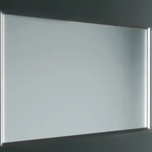 Weekendaanbieding Speci - Specchio d‘arredo rettangolare con luce Bronzo 80x90x6,5 cm