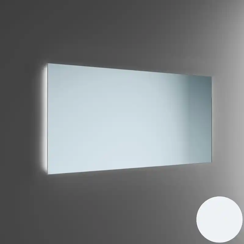 Weekendaanbieding Speci - Specchio Bianco Goffrato 80x90x4,5 cm