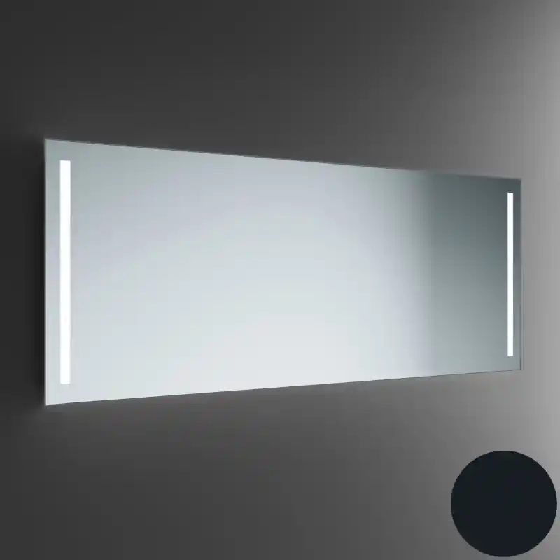 Aanbieding Speci - Specchio Nero liscio Semi Opaco 80x110x4,5 cm