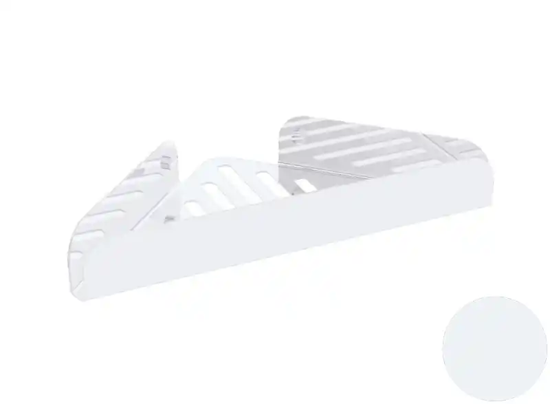 Weekendaanbieding Filo - Griglia doccia angolo Bianco Goffrato