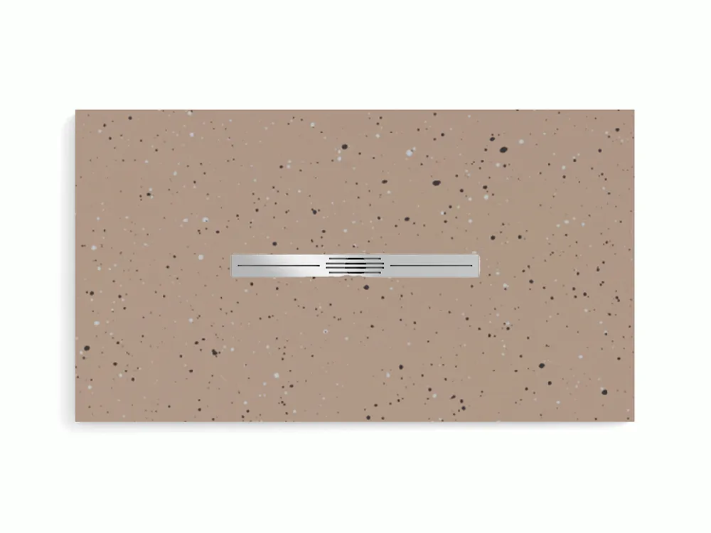 Privilege - Piatto doccia Rettangolare in Silexpol 200x100 cm x 2,5 cm, color Drop Capuccino, fin. liso Lage Kosten