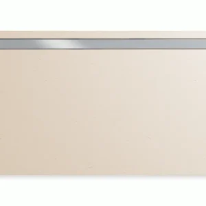 Actieprijs Elax - Piatto doccia Rettangolare in Elaxpol 225x80 cm x 1 cm, color Bone Canalina Longitudinale