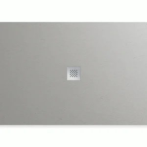 Actieprijs Elax - Piatto doccia Rettangolare in Elaxpol 100x70 cm x 1 cm, color Gris