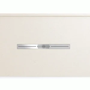 Weekendaanbieding Privilege - Piatto doccia Rettangolare in Silexpol 140x100 cm x 2,5 cm, color Blanco Roto, fin. pizarra