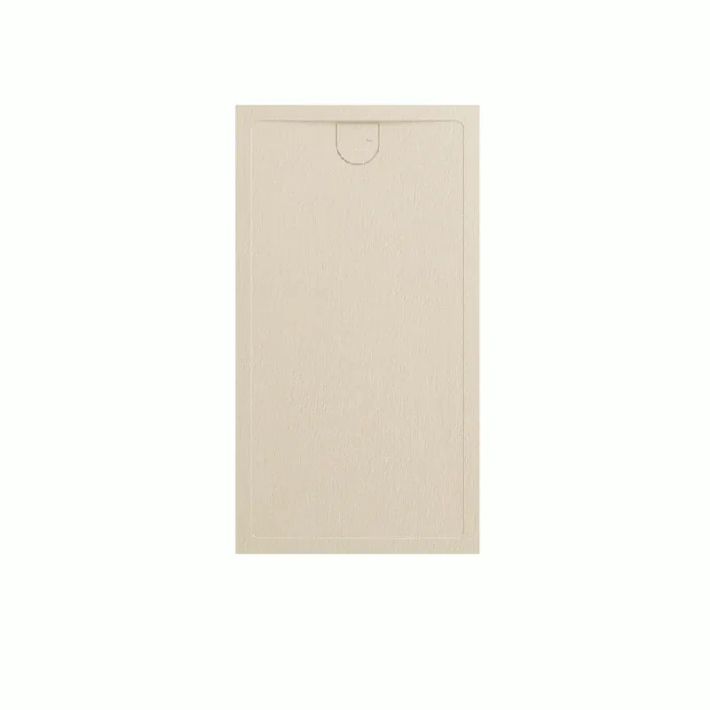 Actieprijs Kou - Piatto doccia Rettangolare in Silexpol 140x90 cm x 3,9 cm, color Bone