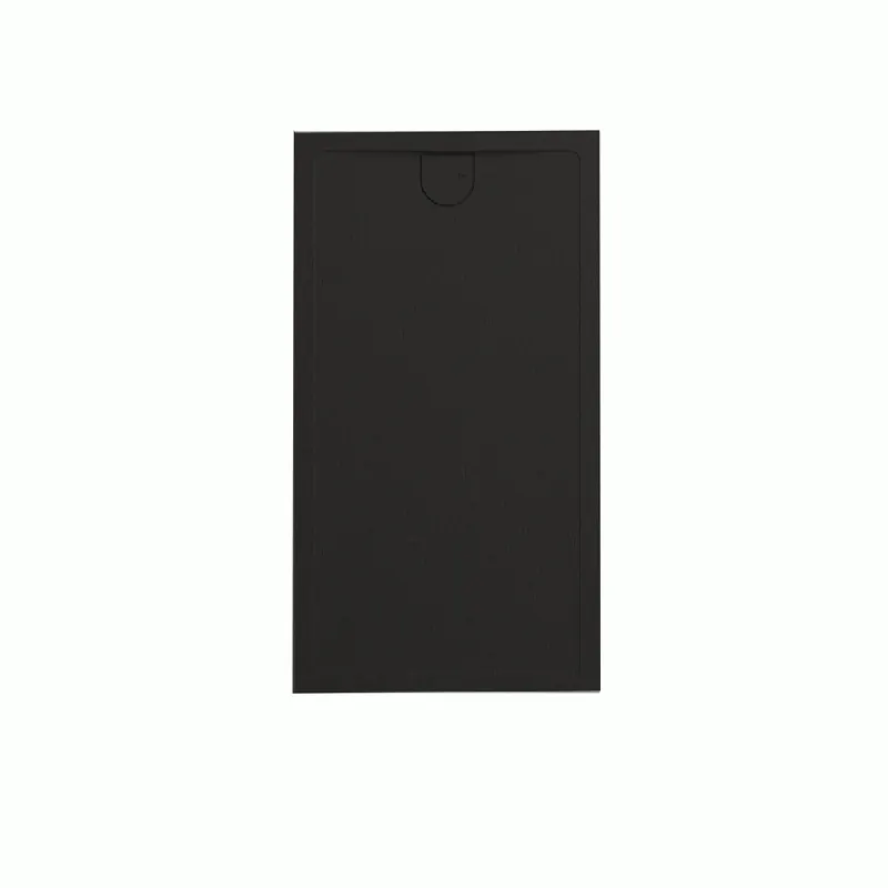 Actieprijs Kou - Piatto doccia Rettangolare in Silexpol 180x90 cm x 4,5 cm, color Negro