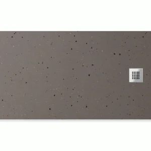Weekendaanbieding Silex - Piatto doccia Rettangolare in Silexpol 150x75 cm x 3 cm, color Drop Cenere