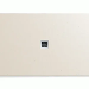 Actieprijs Essential - Piatto doccia Rettangolare in Silexpol 120x80 cm x 2,2 cm, color Blanco Roto